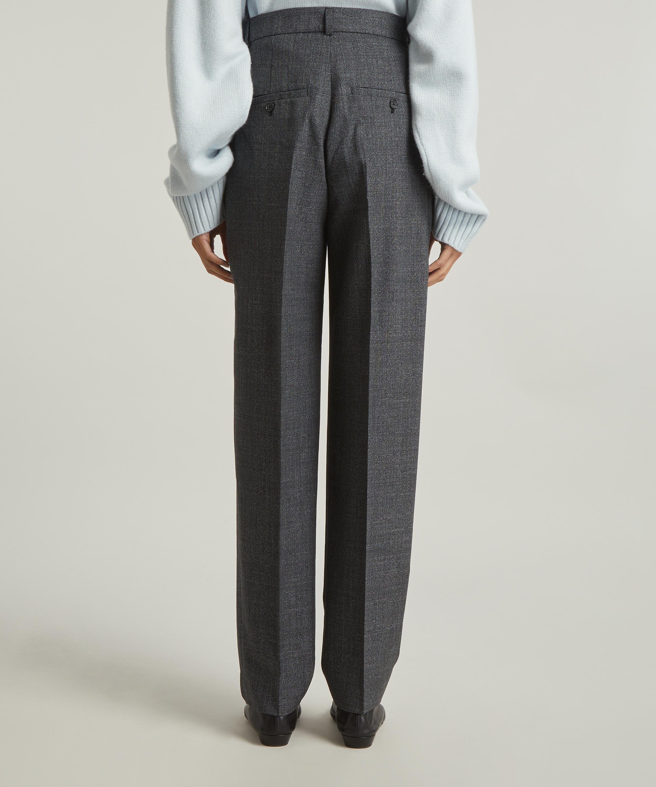 Single-Pleat Tapered Trousers - 4