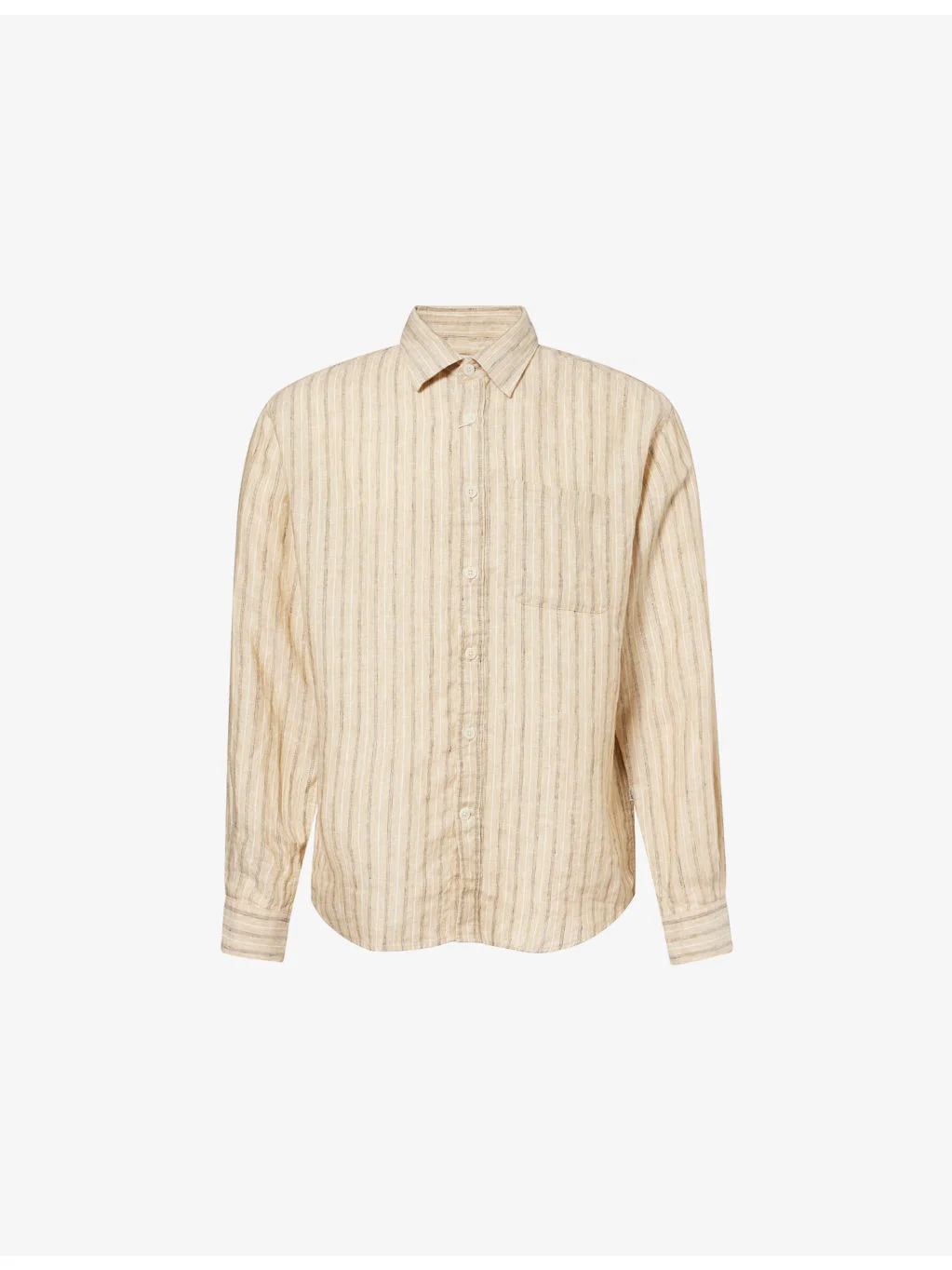 Deon Striped Linen Shirt - 1
