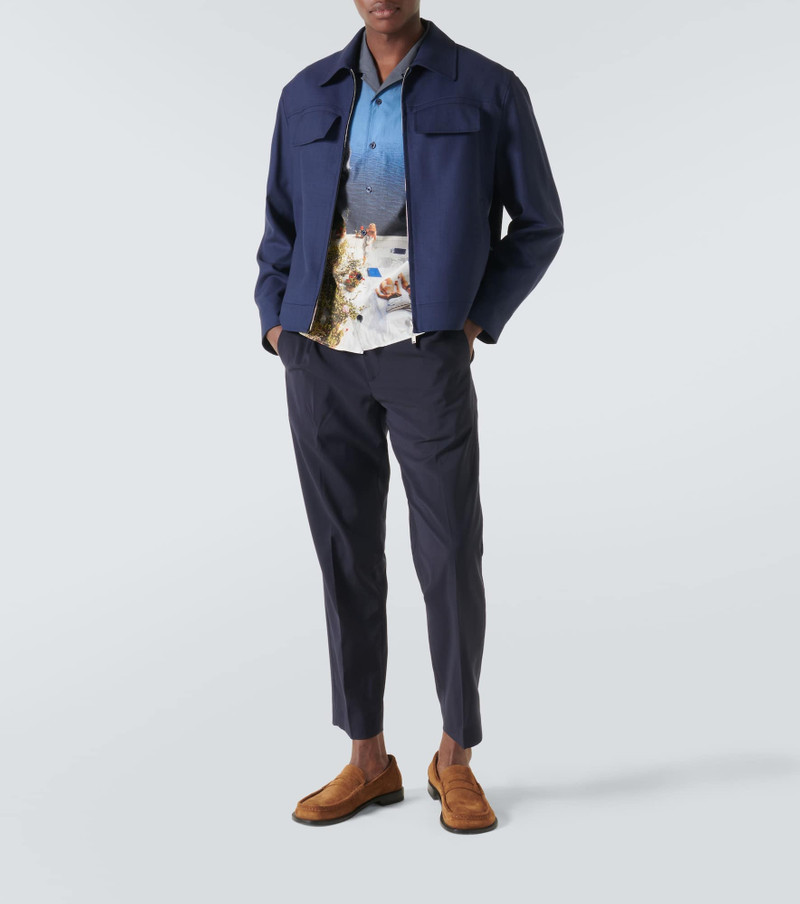 ORLEBAR BROWN Hibbert printed cotton bowling shirt outlook
