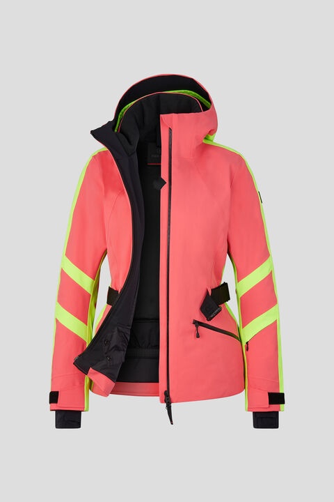 Moia Ski jacket in Neon pink/Lime - 2