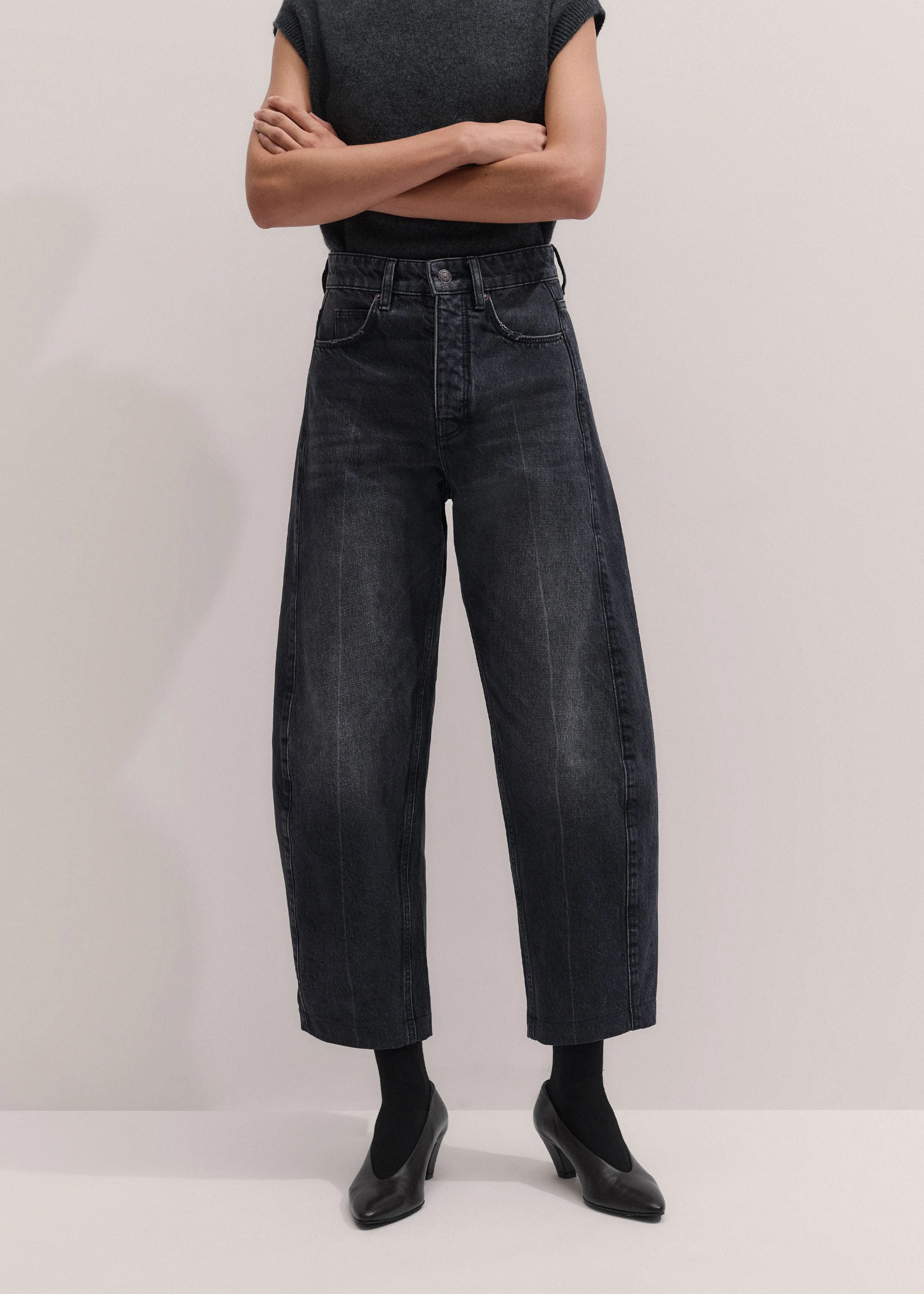 Engineered Crop Jean - 1
