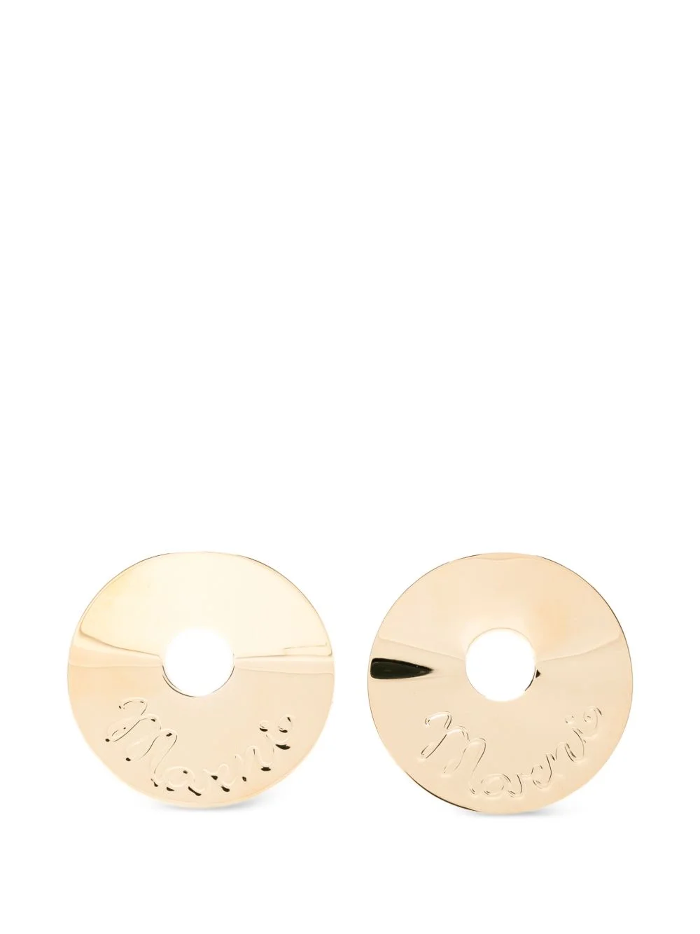 cutout stud earrings - 1