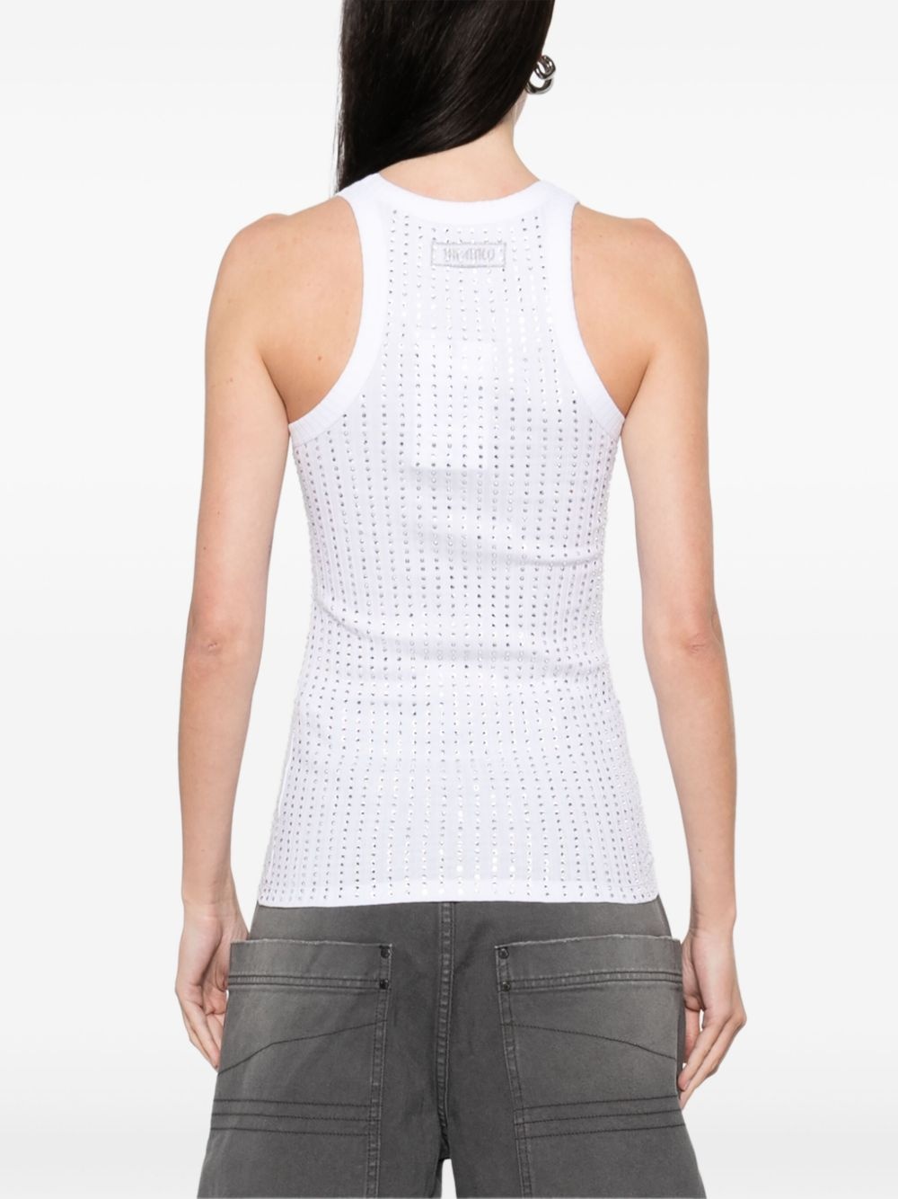 rhinestone-embellished tank top - 4