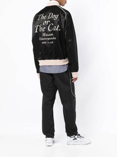 Maison MIHARAYASUHIRO The Dog Or The Cat bomber jacket outlook