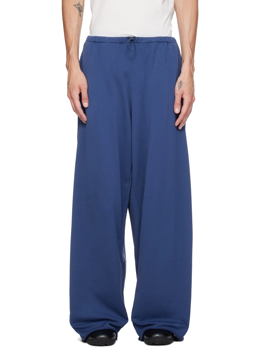 Blue Veleka Wide Trousers - 1