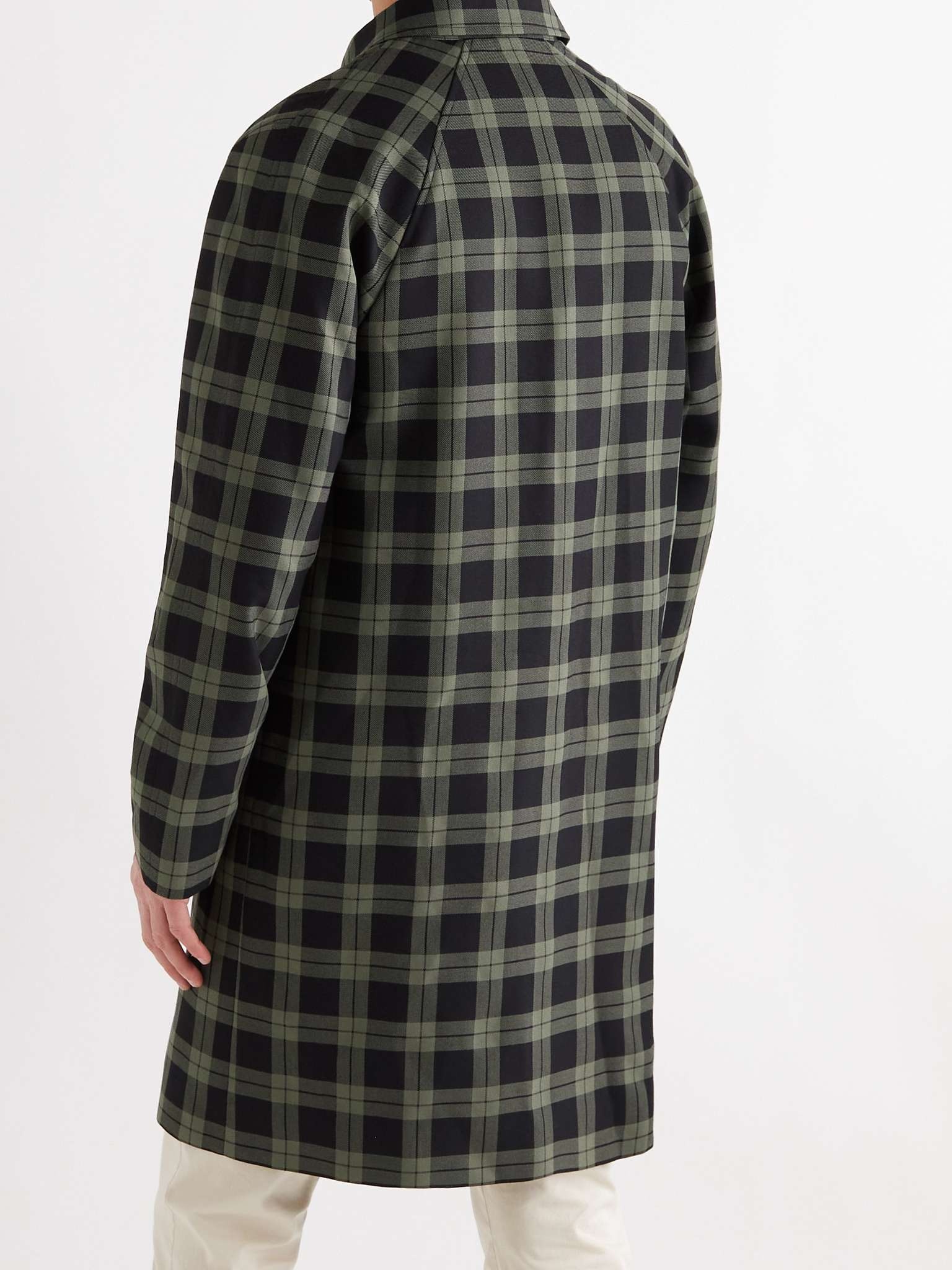 Checked Tech-Twill Coat - 4