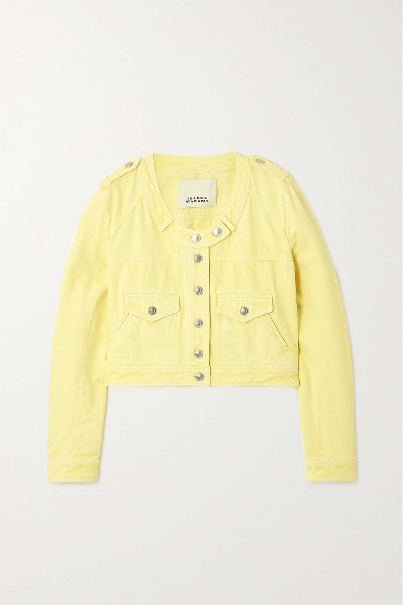Valene cropped denim jacket - 1
