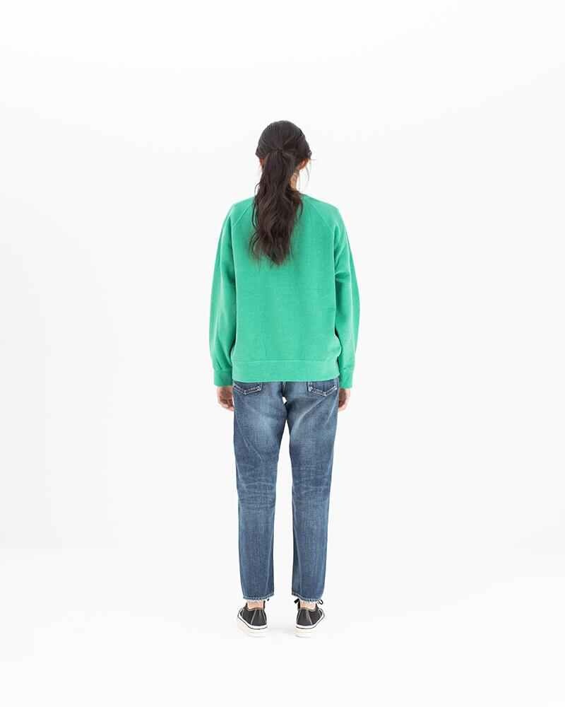 AMPLUS SWEAT L/S W GREEN - 3