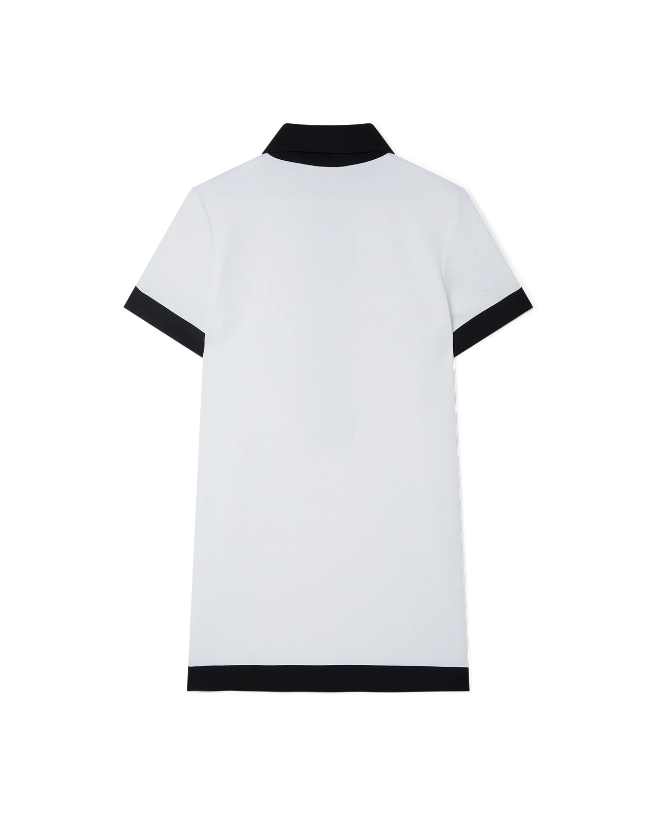 Black & White Wave Polo Dress - 2