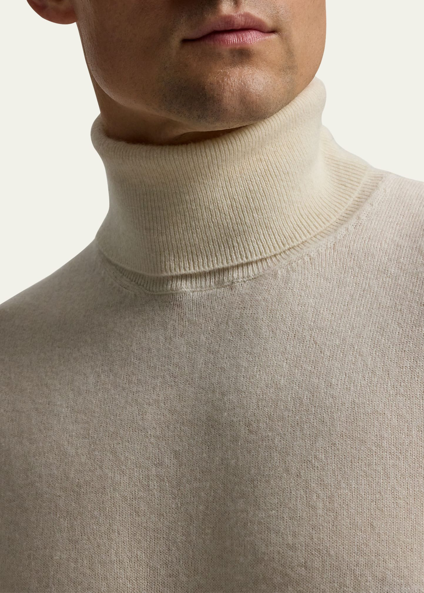 Men's Cashmere Slim-Fit Turtleneck Sweater - 5