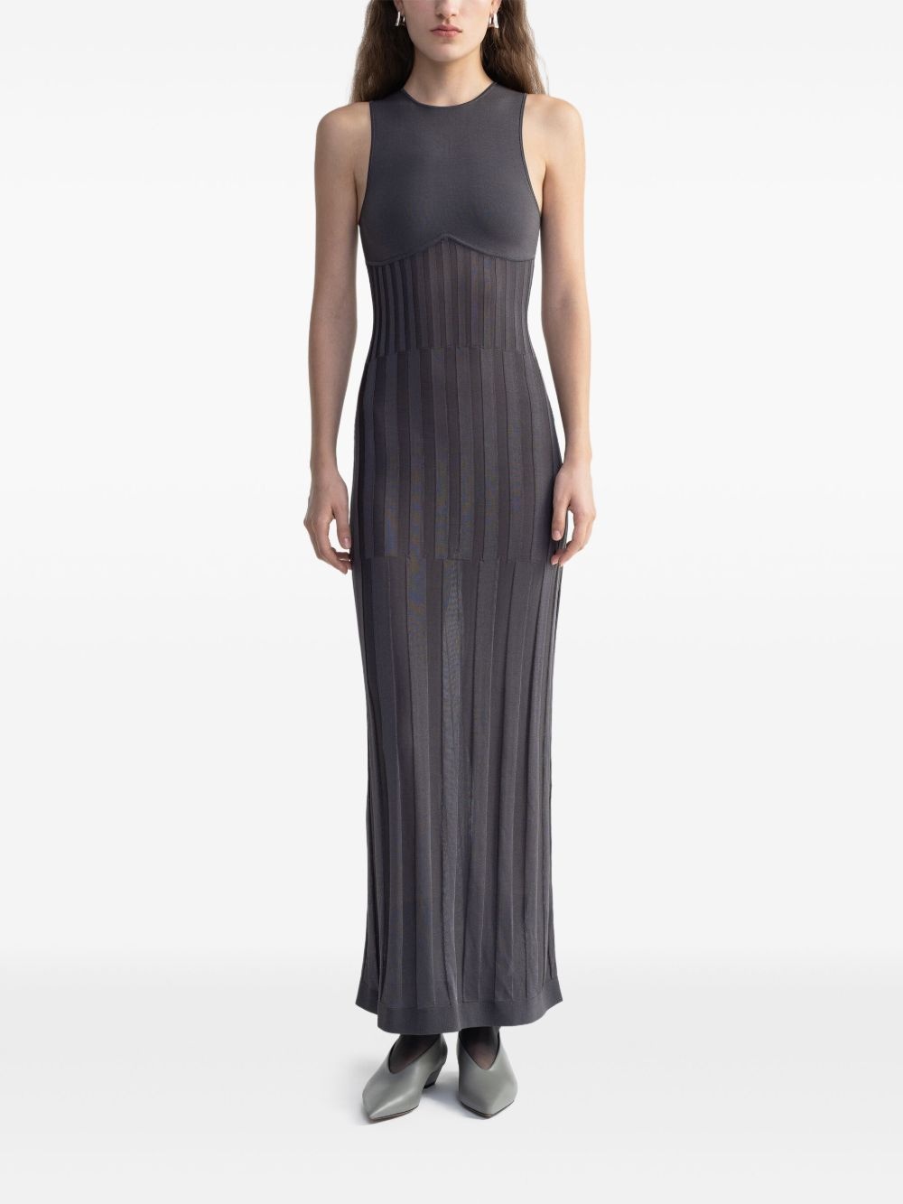 sleeveless maxi dress - 2