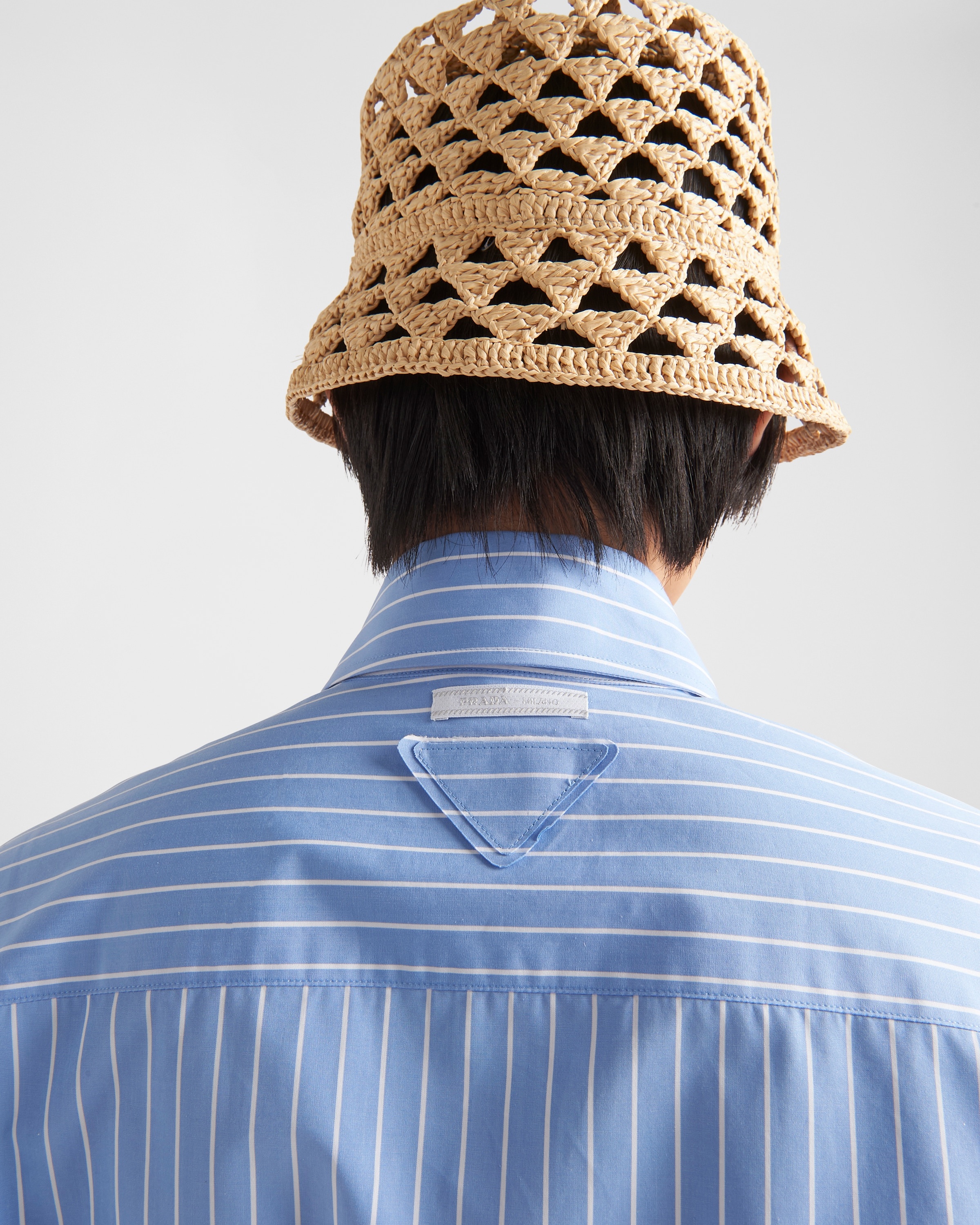 Striped poplin shirt - 6