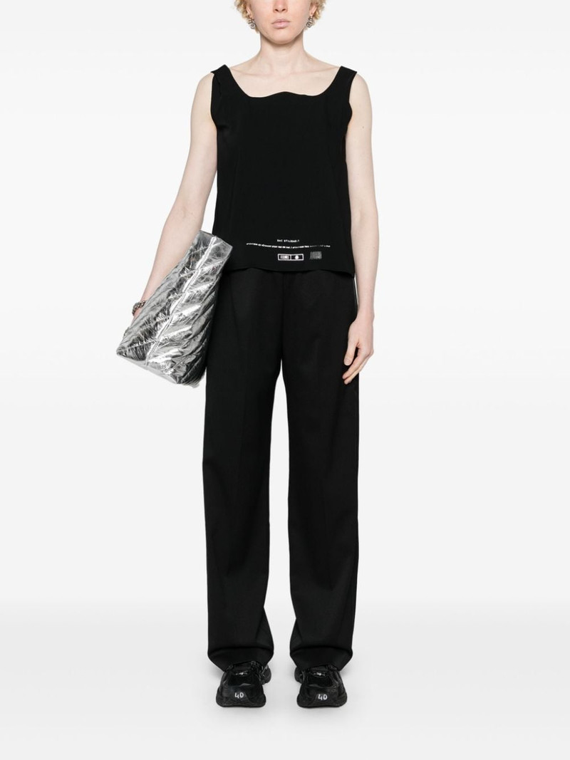 MM6 Maison Margiela Sac Utilisable-print technical jersey top outlook
