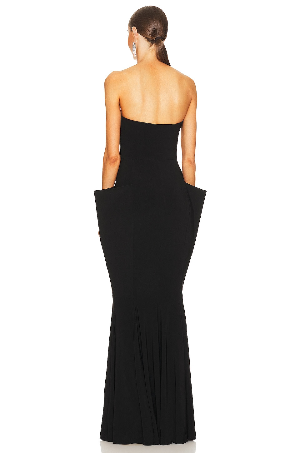 Strapless Wing Fishtail Gown - 3