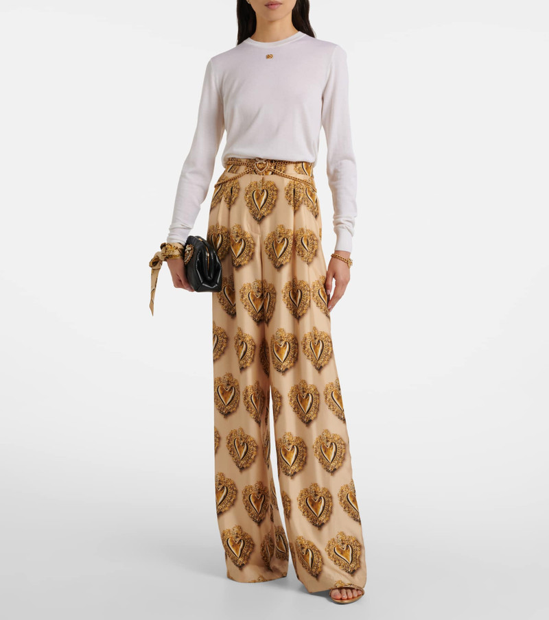 Dolce & Gabbana DG cashmere and silk sweater outlook