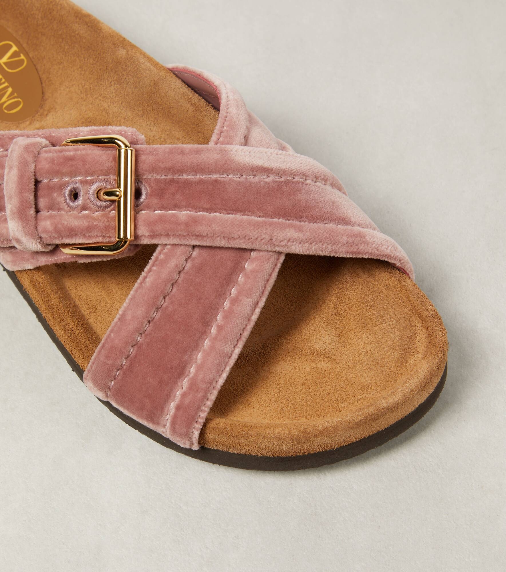Fussfriend velvet sandals - 6