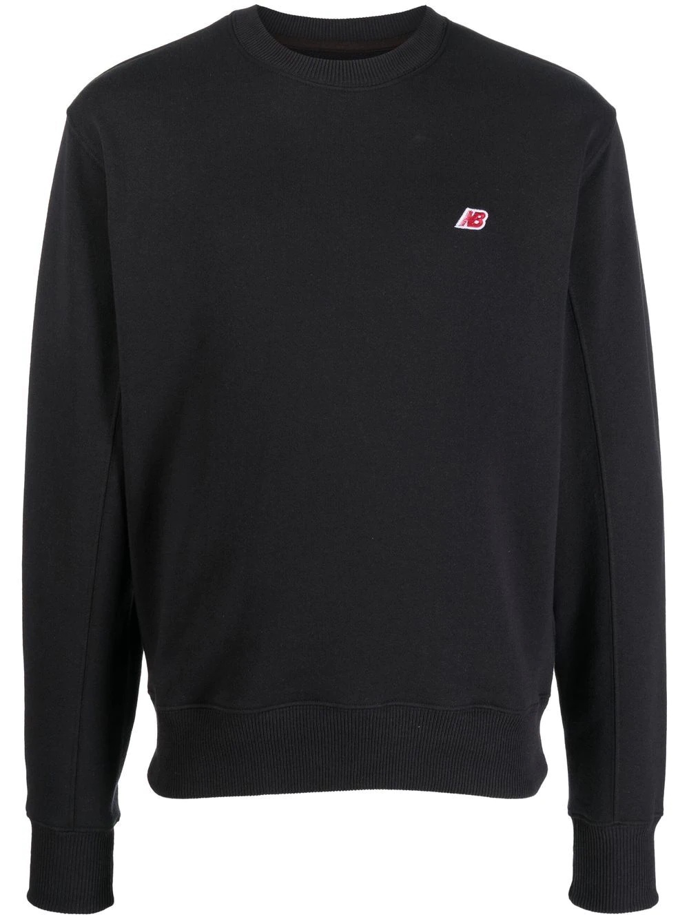 logo-embroidered cotton sweatshirt - 1