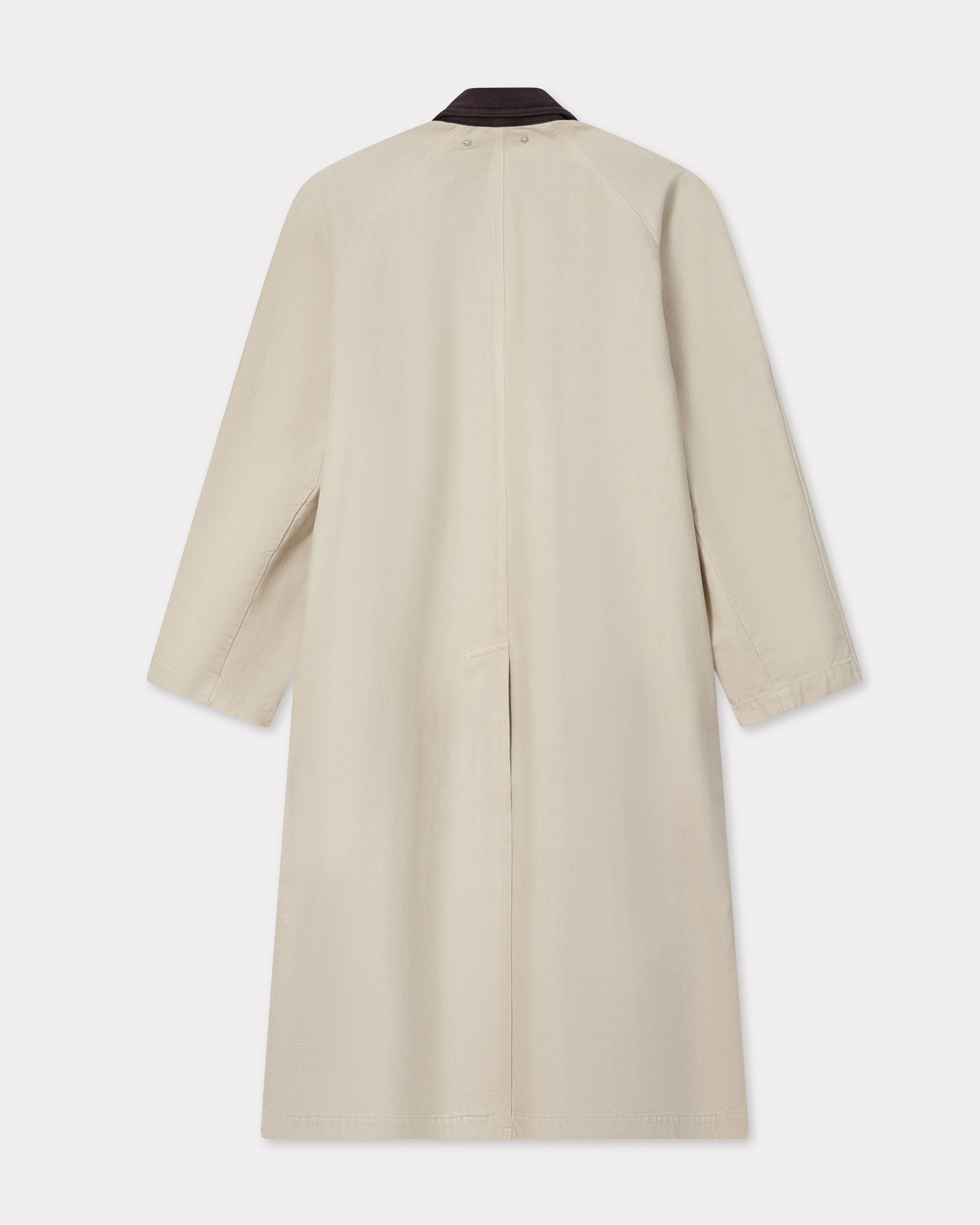 'KENZO Paris Chainstitch' wrap coat in washed cotton - 2