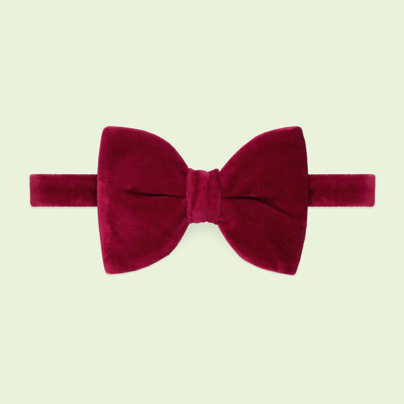 Velvet bow tie 1