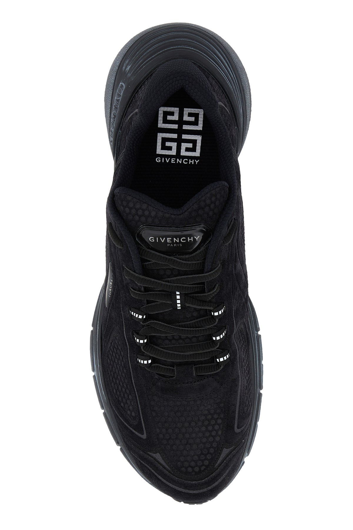 Black leather TK-MX Runner sneakers - 4