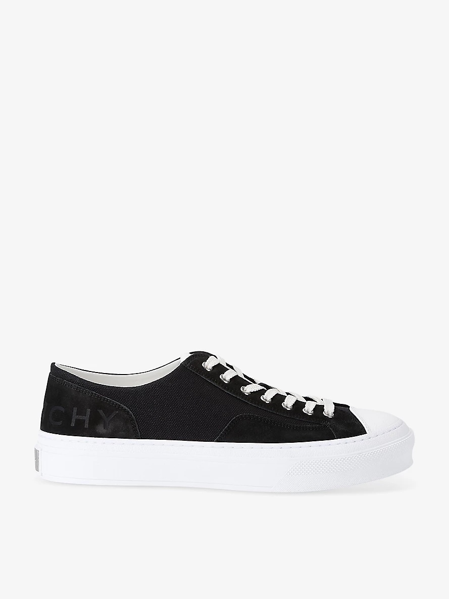 Givenchy City contrast-sole leather low-top trainers selfridges