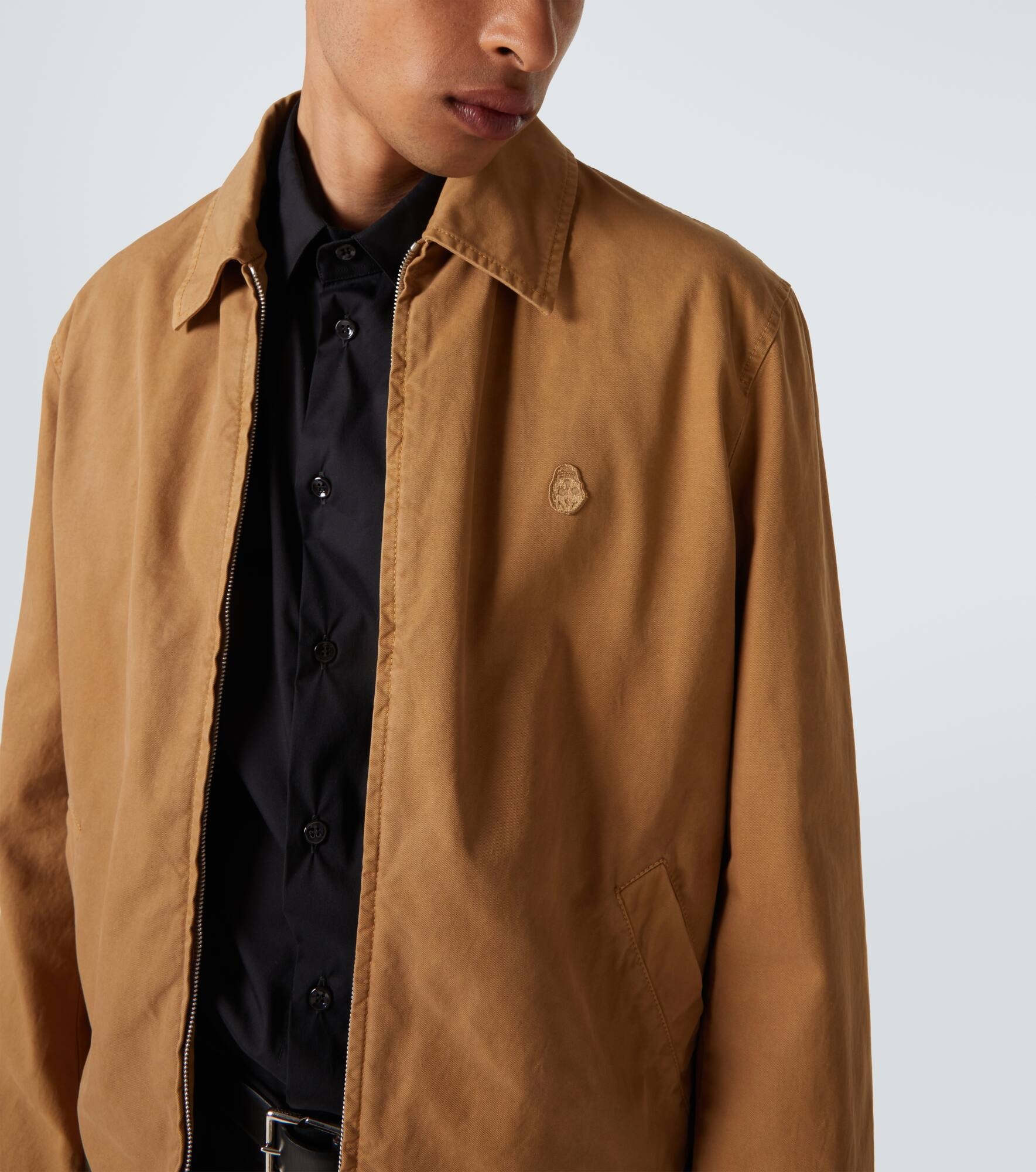 Skull cotton blouson - 5