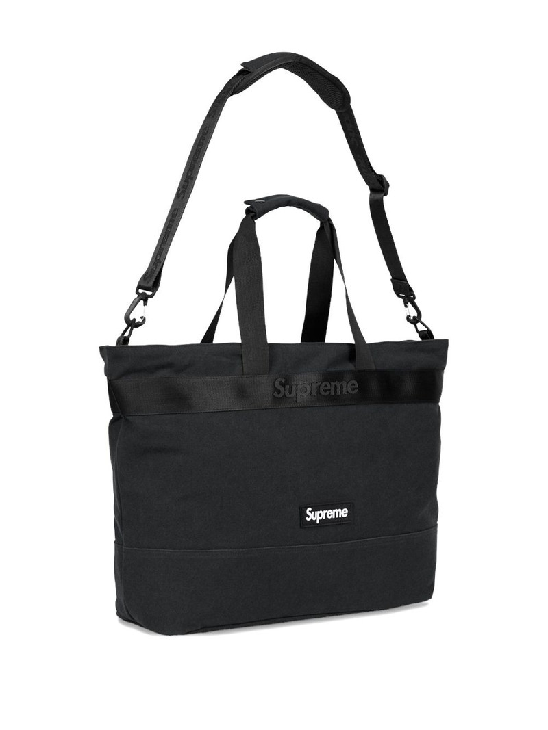Supreme logo-plaque tote bag outlook