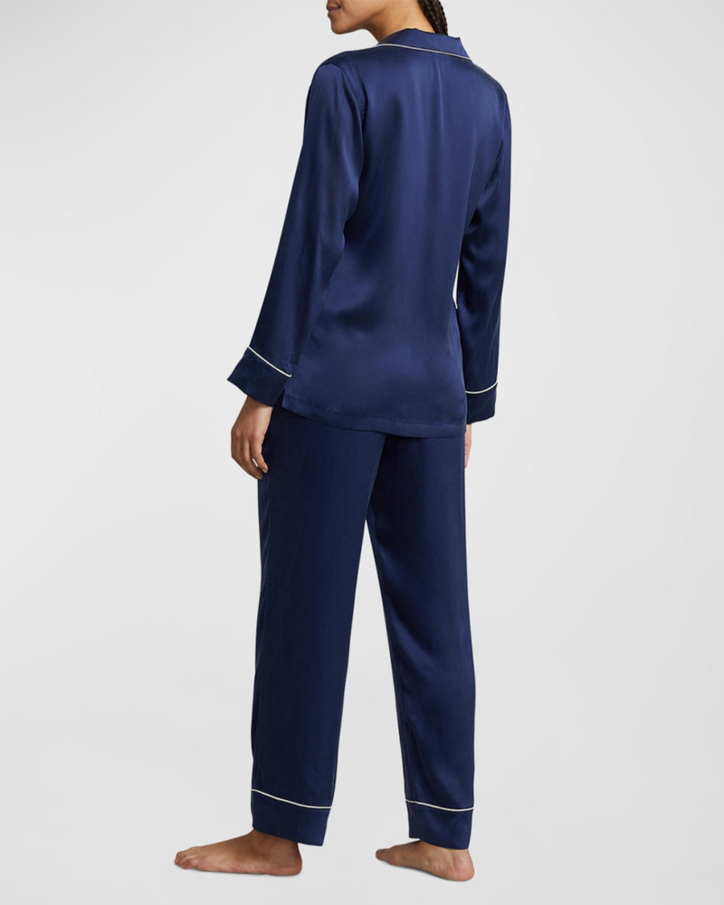 The Laurel Stretch Silk Pajama Set 3