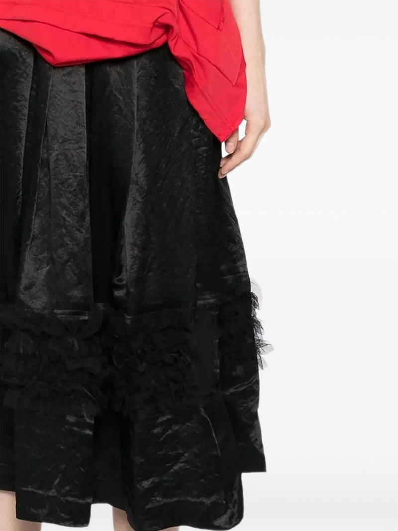 ruffled satin skirt 4