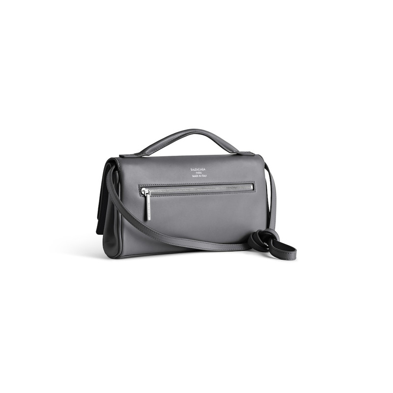 Women's Bel Air Small Clutch On Strap  in Grey 3