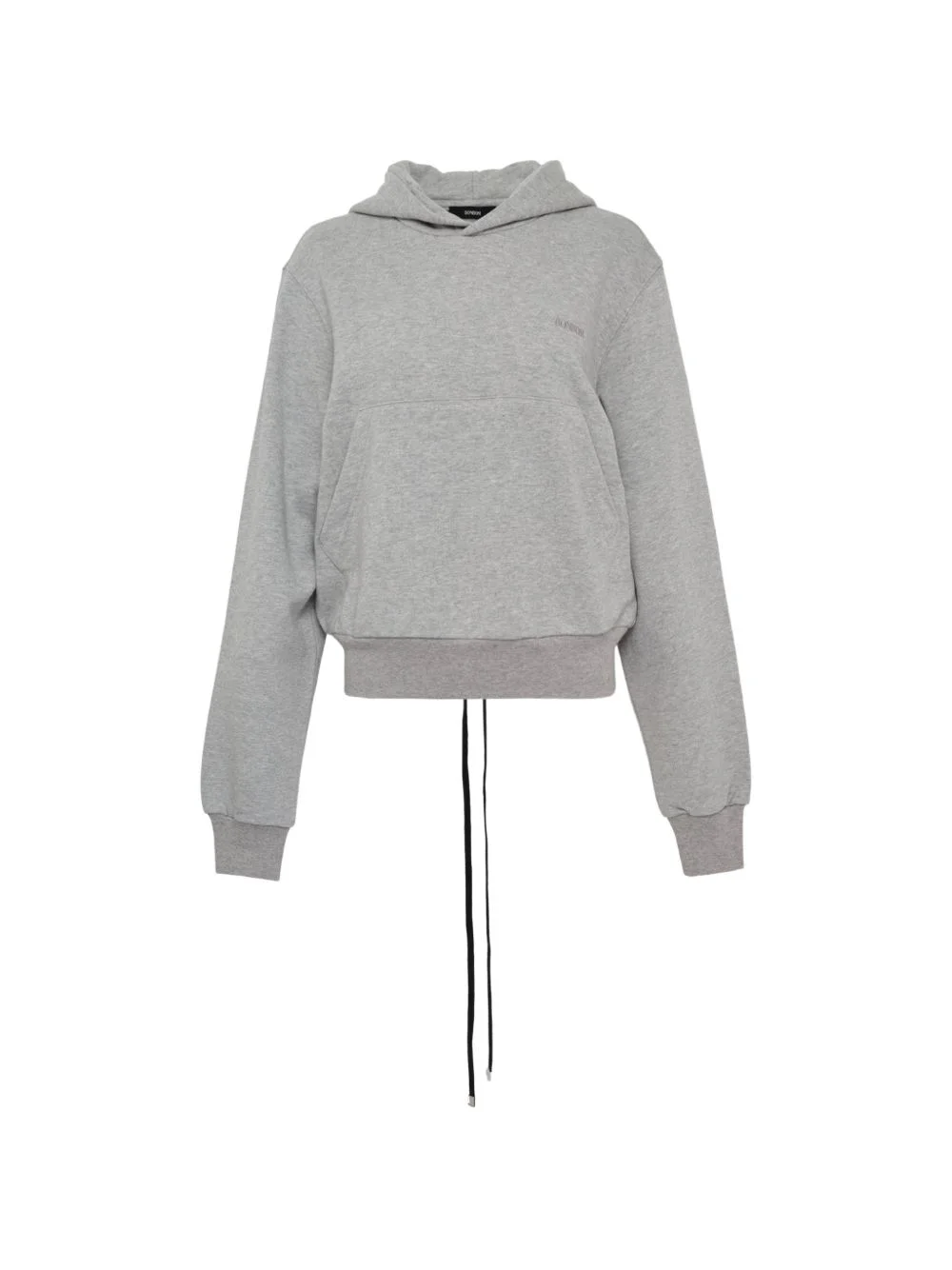 lace-up back hoodie - 1