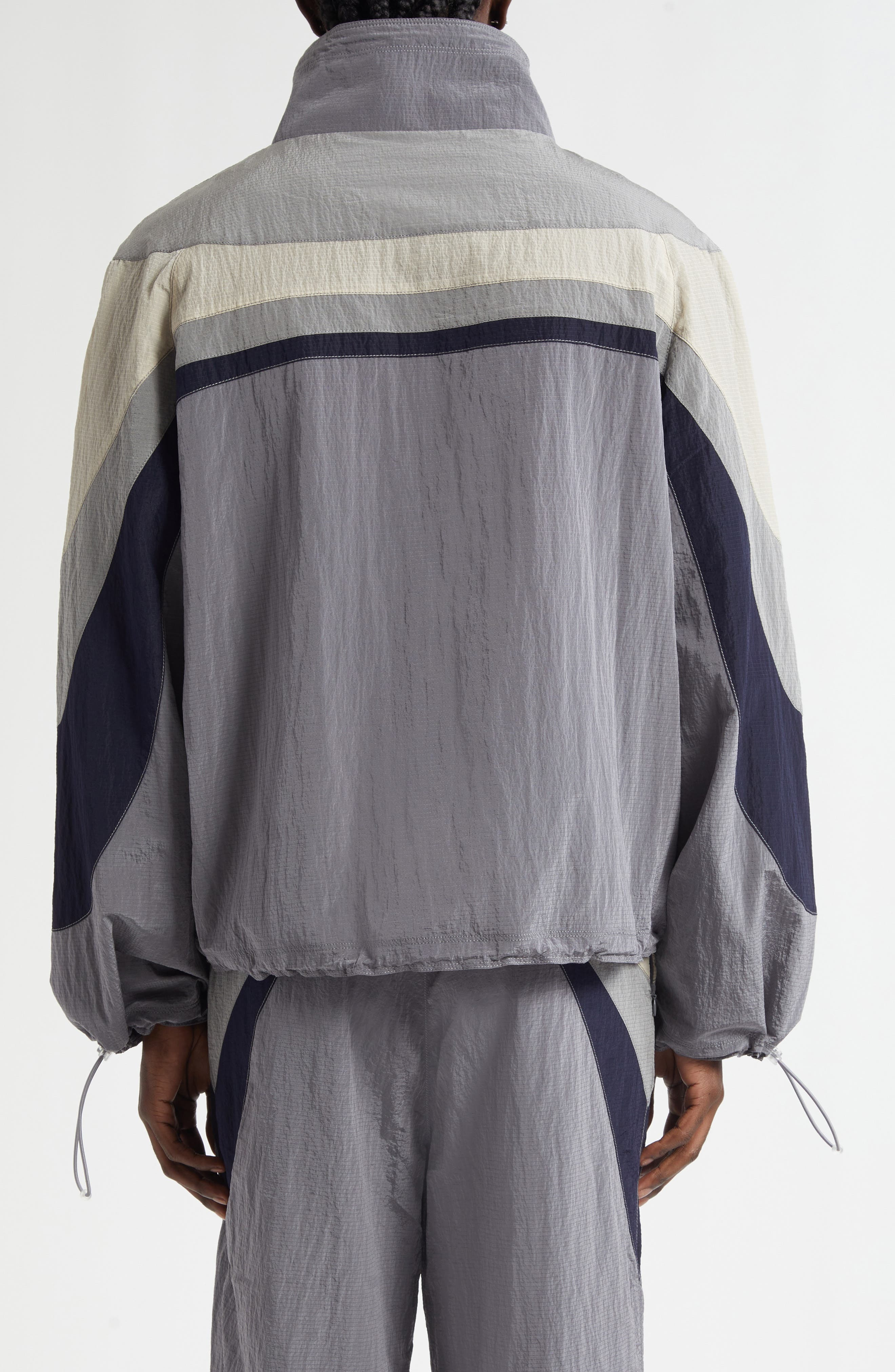 ERL Gender Inclusive Nylon Rave Jacket in Grey at Nordstrom - 3