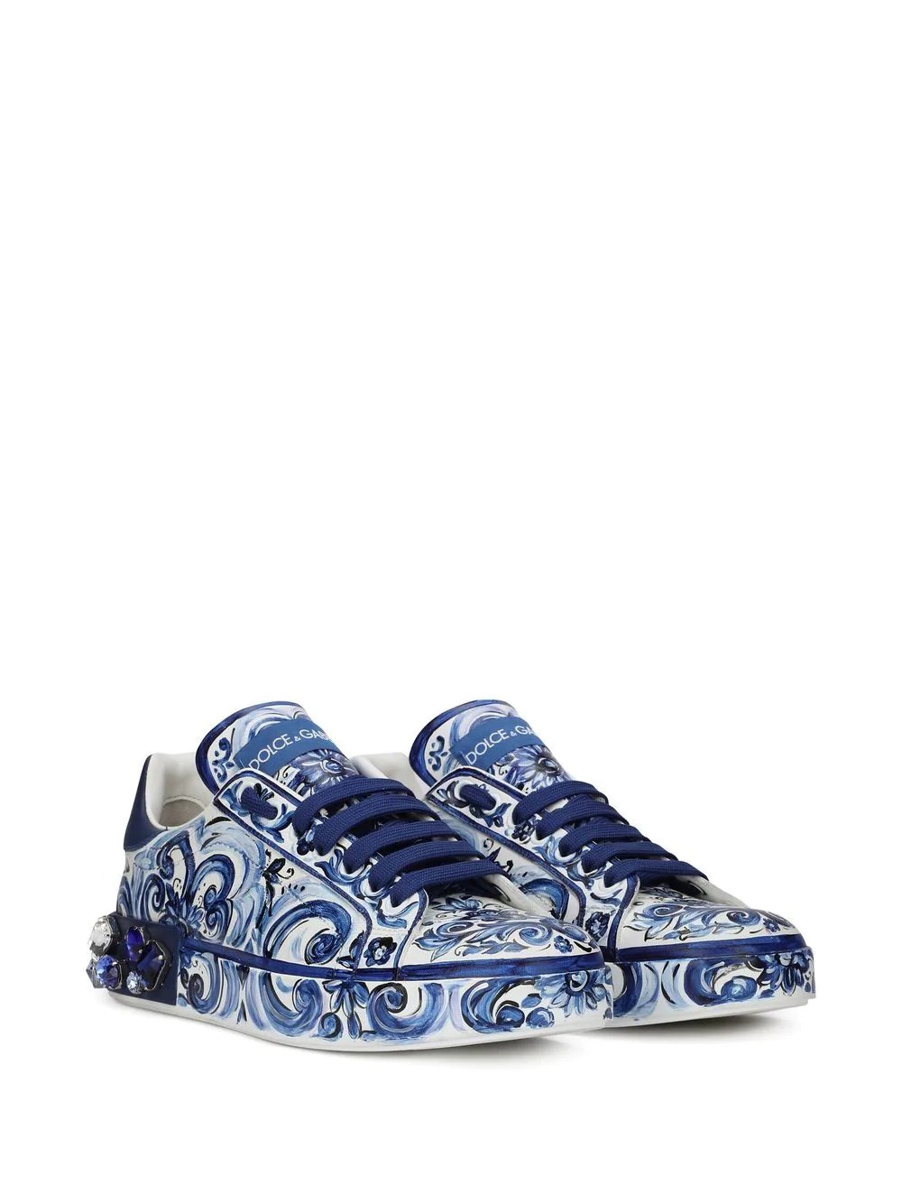 Portofino Majolica-print sneakers - 2