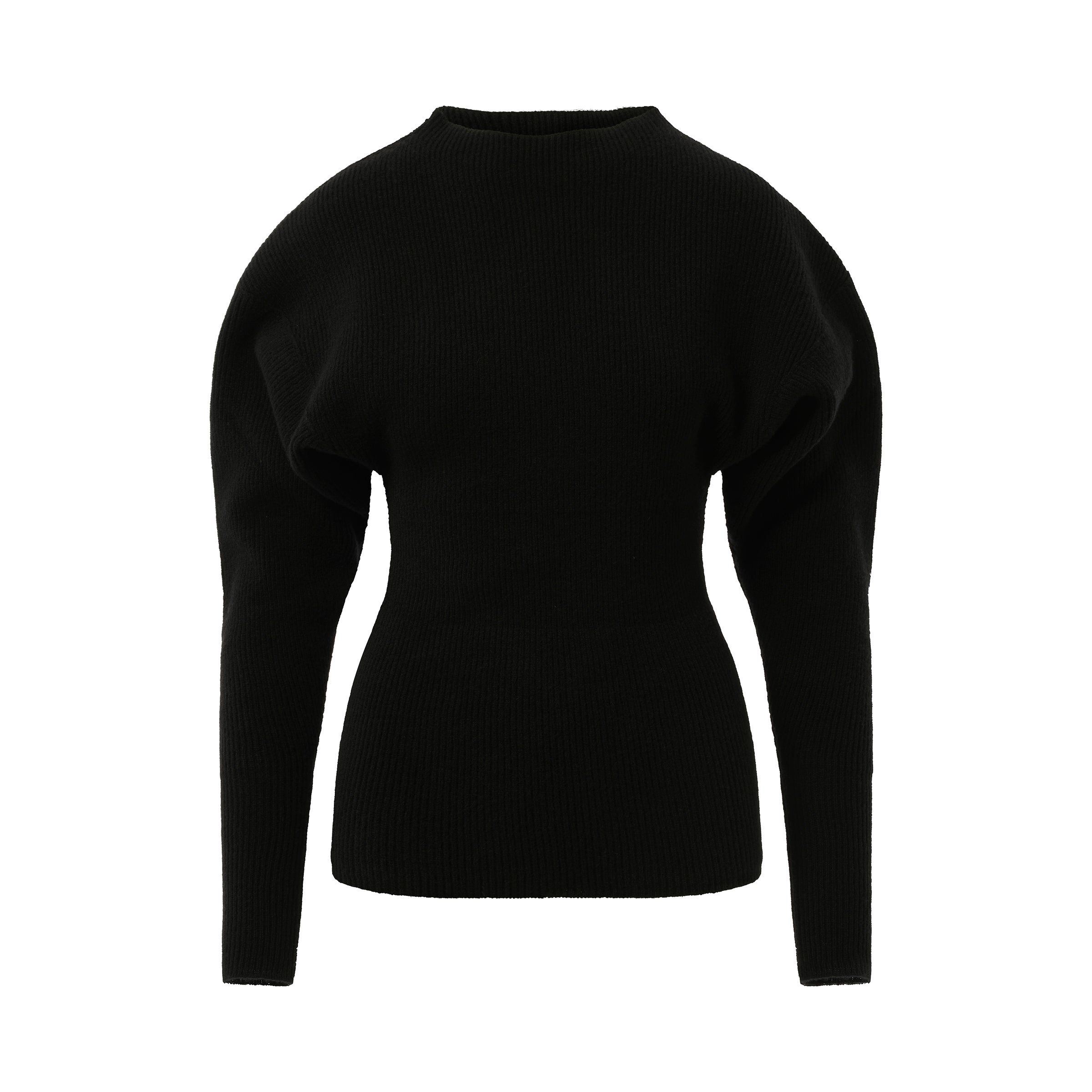 Dafne Knit Sweater in Black - 2