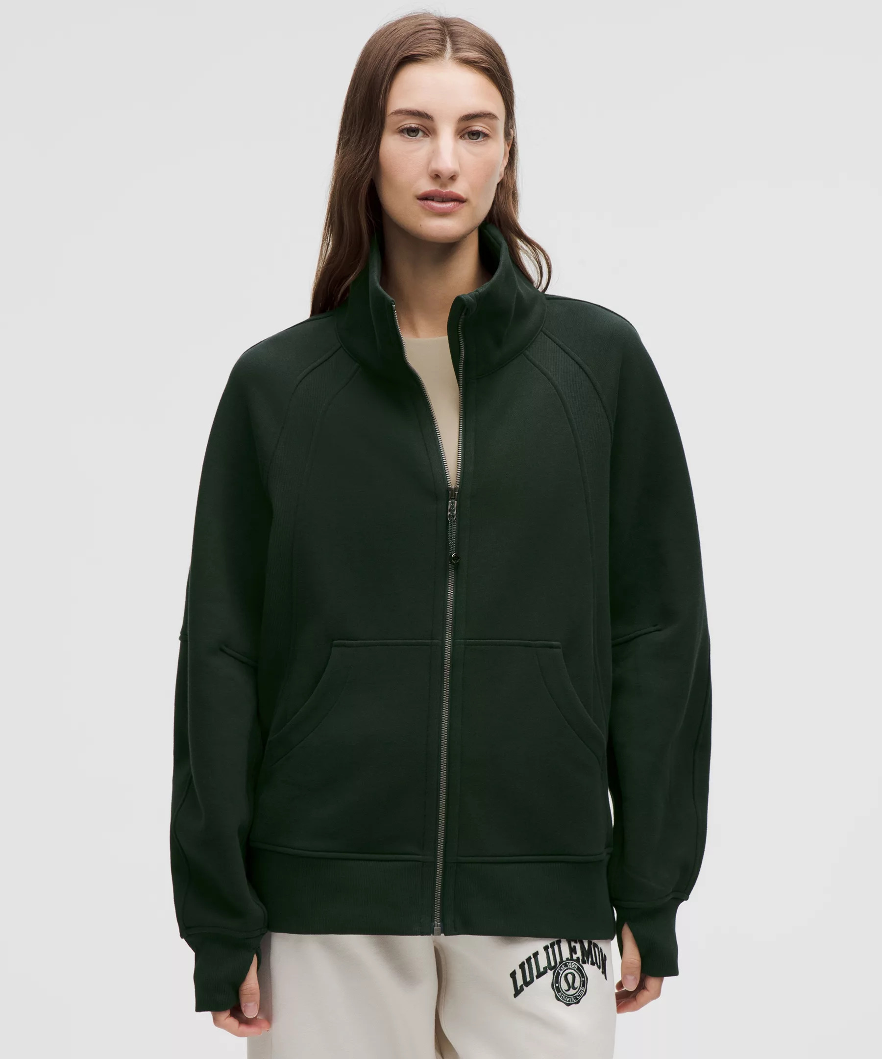Scuba Oversized Funnel-Neck Full Zip - 1