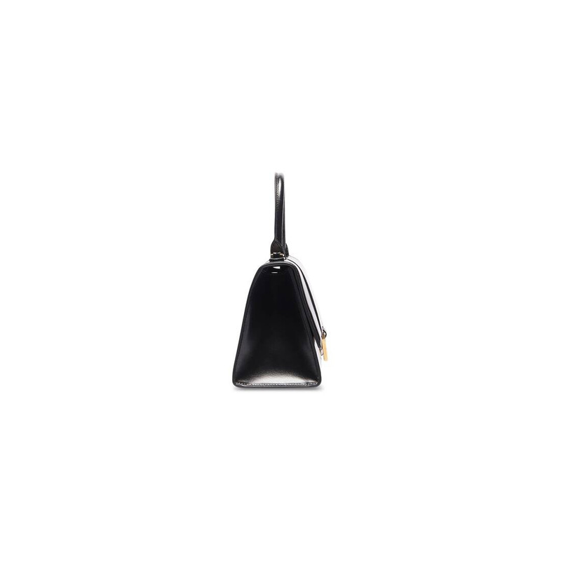 BALENCIAGA Women's Hourglass Small Handbag Box in Black outlook