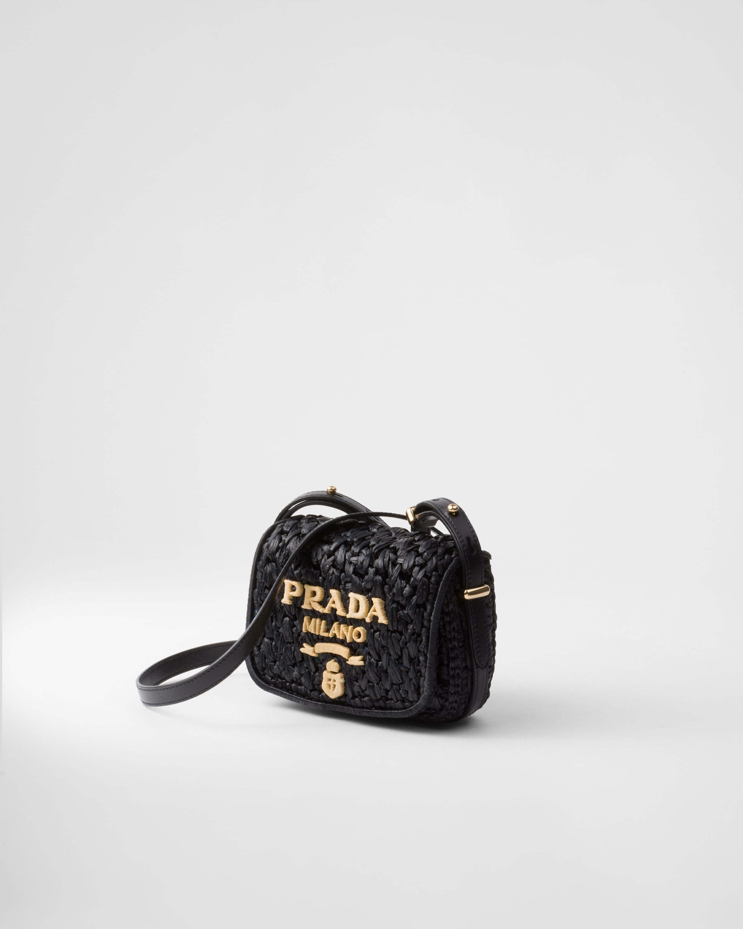 Crochet and leather shoulder bag - 2