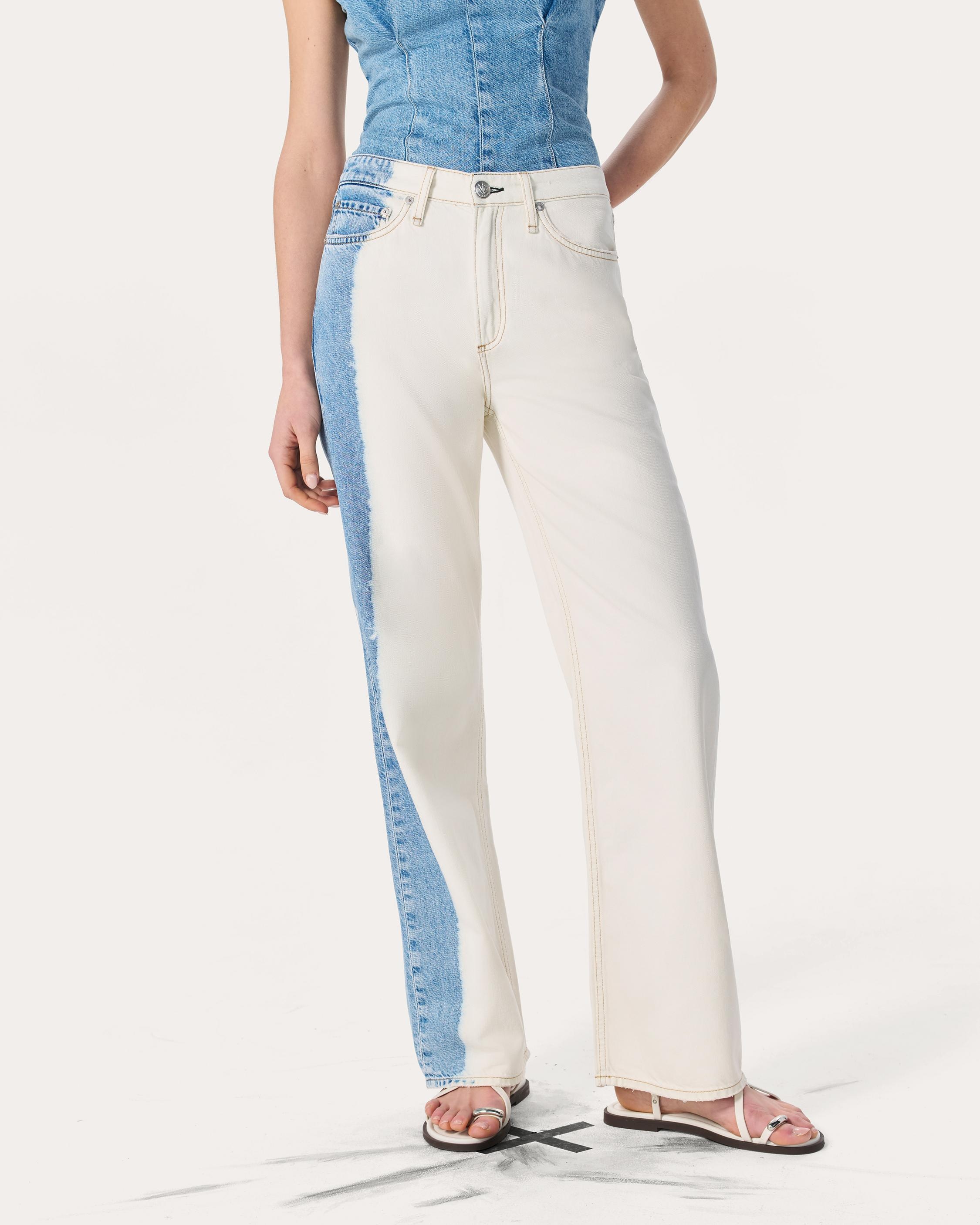 Logan Wide-Leg Jeans
Featherweight in Bleach Stripe - 3