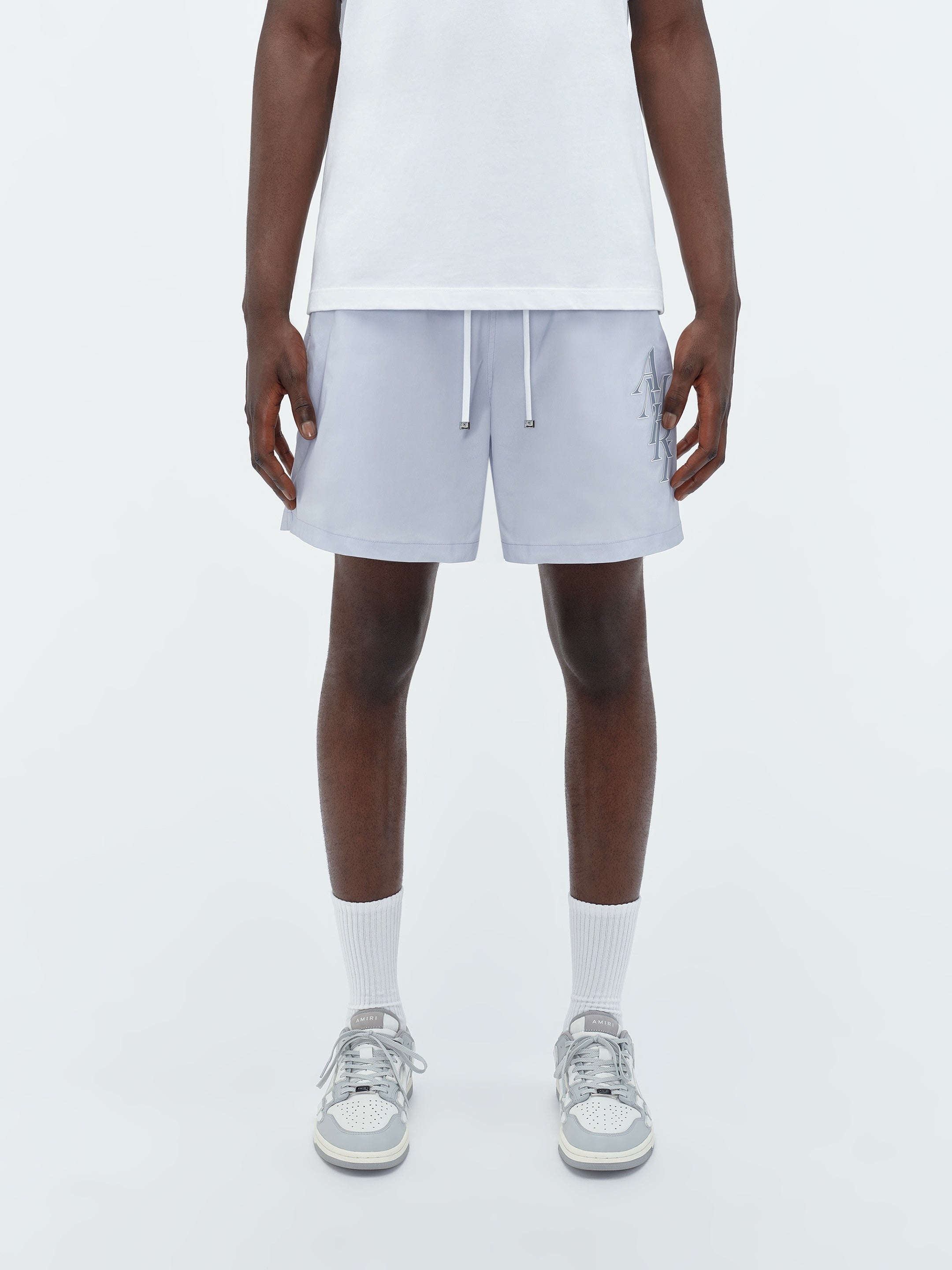 AMIRI STACK LOGO SWIM TRUNK - 3