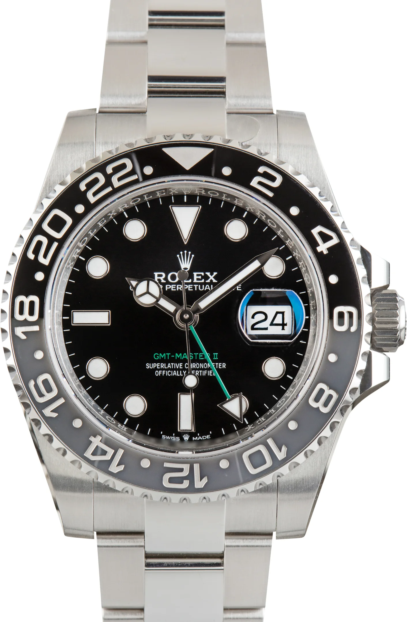 Used Rolex GMT-Master II Bruce Wayne 126710GRNR Stainless Steel - 1