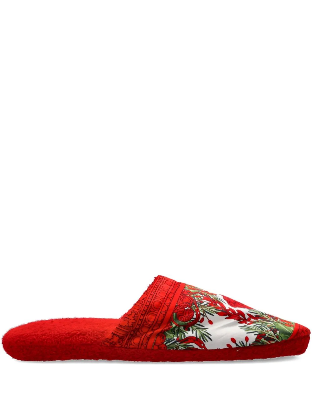 baroque-print slippers - 1