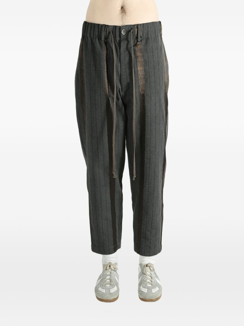 UMA WANG striped pyjama trousers outlook