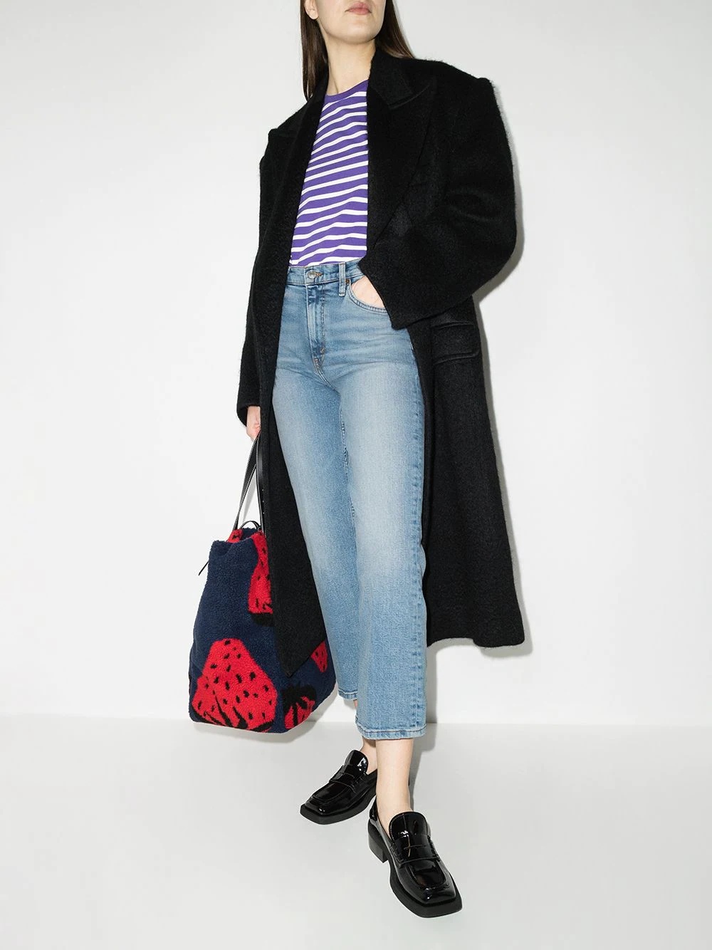 '70s cropped straight-leg jeans - 5