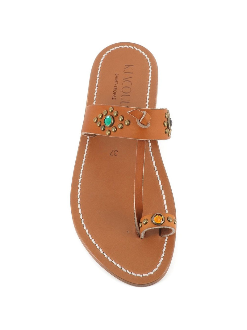 embellished toe-strap sandals 4
