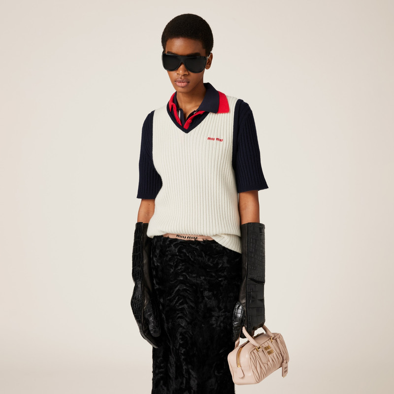 Miu Miu Cashmere vest outlook
