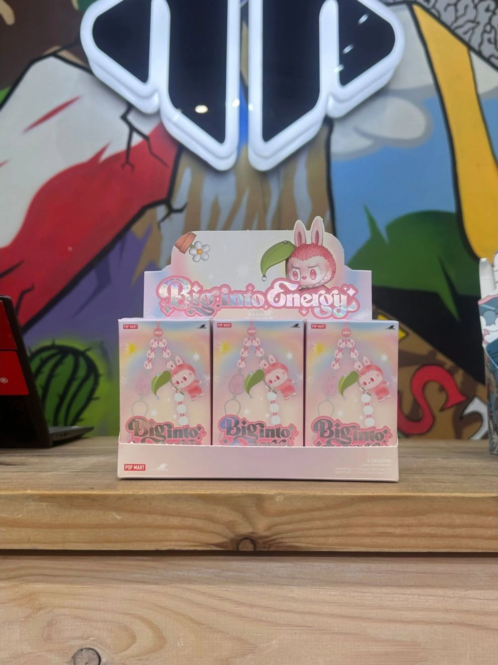 Labubu Monsters Big Into Energy phone charm blind box (set of six) - 2