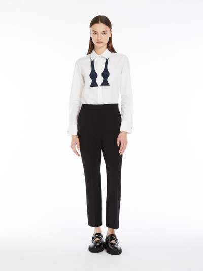 Max Mara LASER Cotton shirt with bow tie outlook