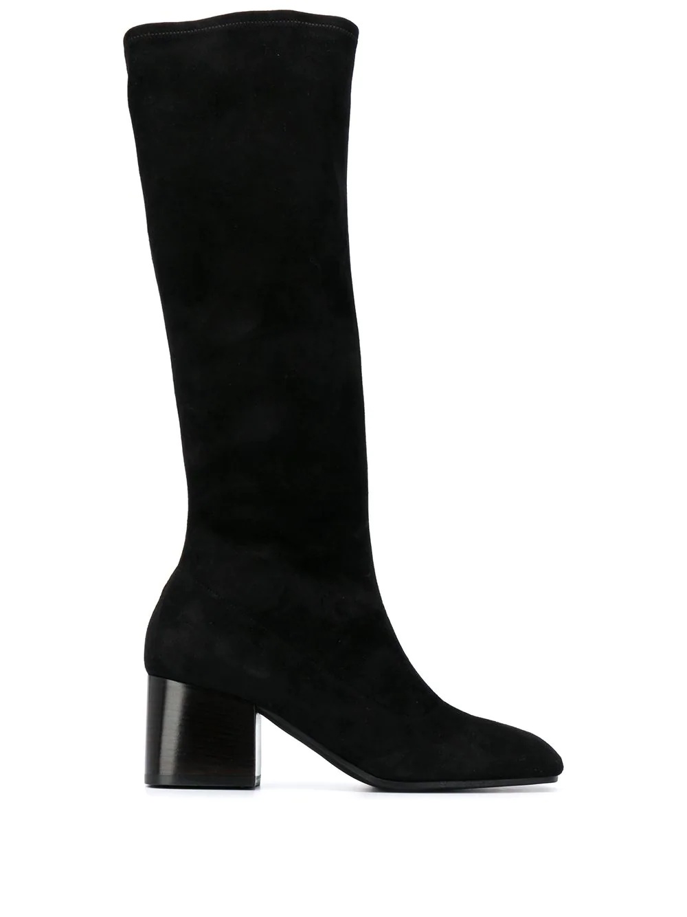 square toe knee-high boots - 1