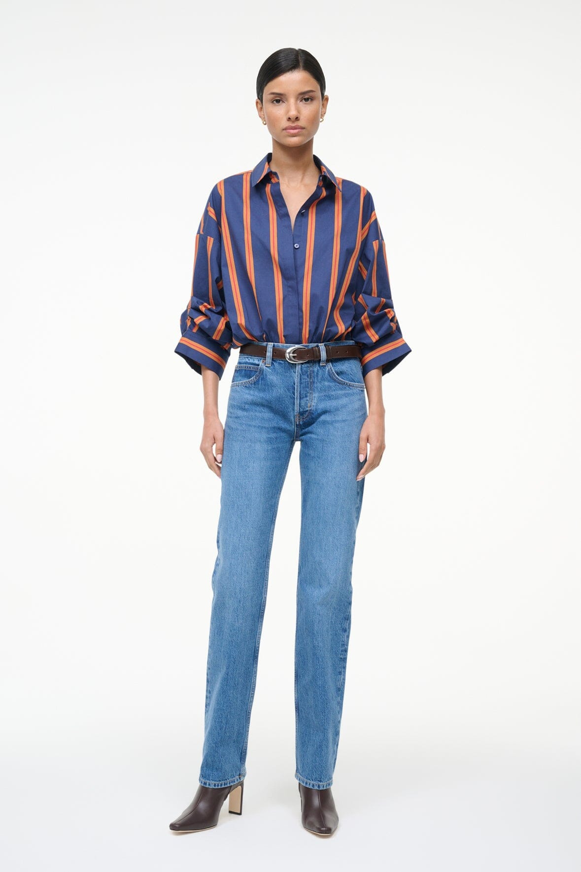 STAUD TRAVERSE BODYSUIT RAILROAD STRIPE - 5