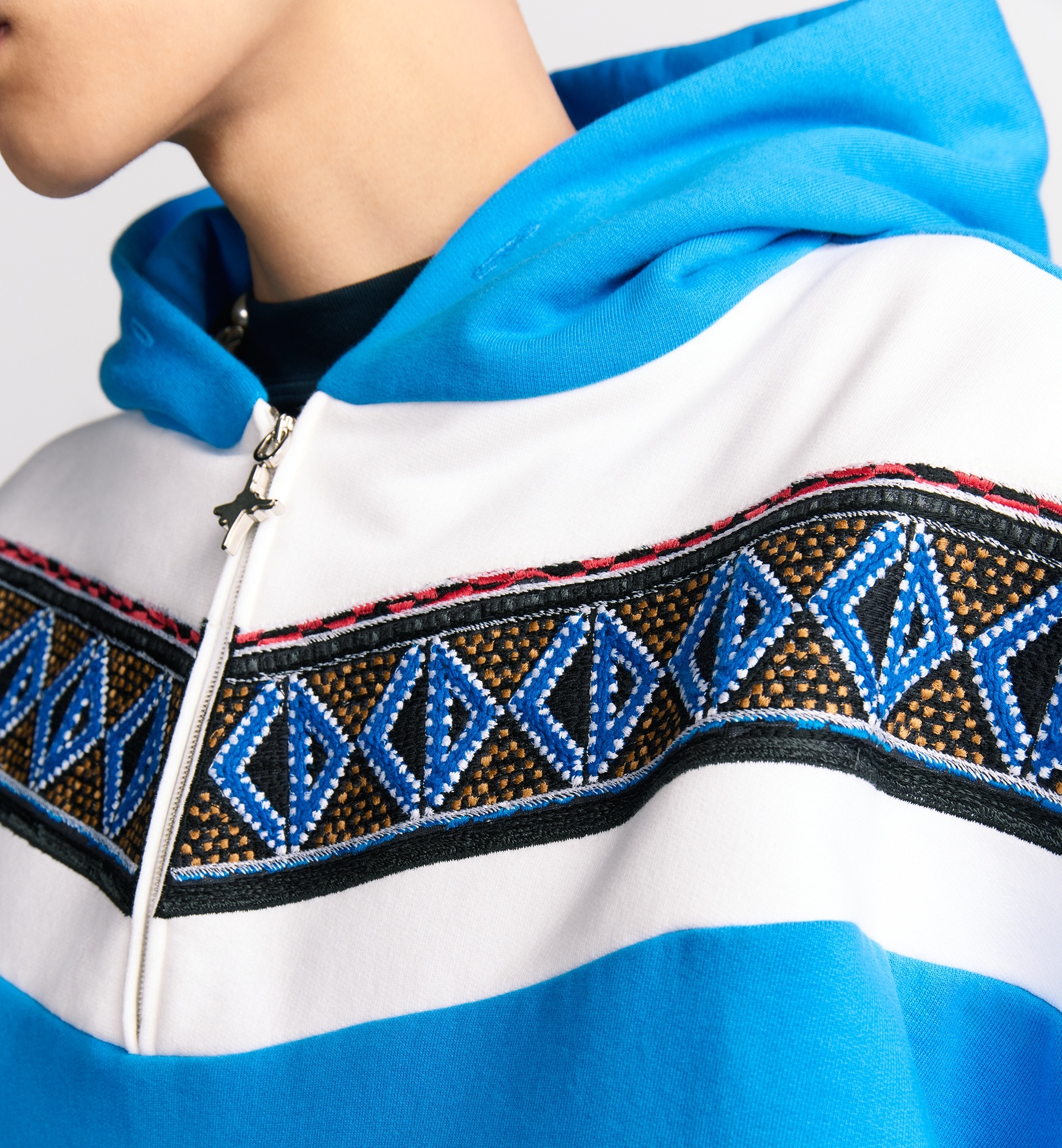 DIOR AND LEWIS HAMILTON CD Diamond Hooded Sweatshirt - 4
